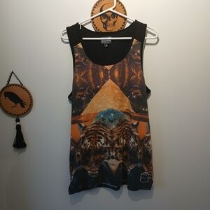 Neff Geometric Tiger Graphic Tank Top